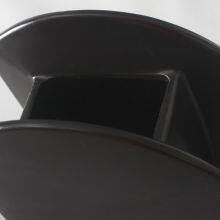 Interbedded European Style Colored Glaze White And Black Ceramic Vase, Home Dinning Table Decoration thumbnail-4