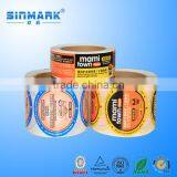 SINMARK Custom High Quality Best Price Waterproof Sticker Printing