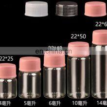 Borosilicate Clear Small Mini Test Tube Glass Bottle Wishing Drifting Glass Tube Jar With Cork thumbnail-5