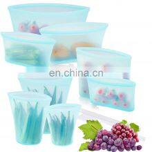 Food-grade Reusable Silicone Food Storage Bags for Sandwich, Liquid, Snack, Meat, Vegetable thumbnail-2