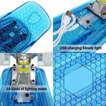 LED Light up Deck and Wheels 22 Inch Plastic Mini Cruiser Skateboard thumbnail-5