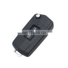 2 Buttons Remote Smart Car Key Shell Fob Cover Blank Case For Hyundai Santa Fe 2006 - 2010 thumbnail-2