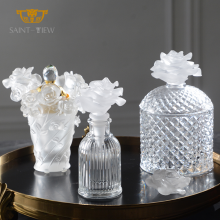 Brand Crystal Fancy Incense Burner Set Middle East Hari Raya Bakhoor Burner Tray Portable thumbnail-5