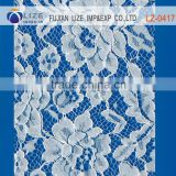 Floral lace george fabric indian beaded fabrics nylon rayon lace fabric in rolls for dress
