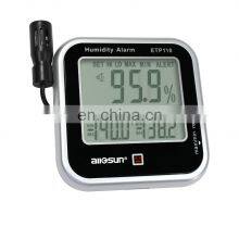 ALLOSUN ETP110A Digital Thermo-Hygrometer With Temperature Alarm & Remote Probe/Humidity Monitor/Dew-Point Meter thumbnail-3