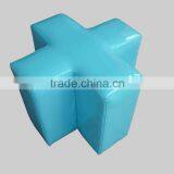 Leather Colorful Candy Feet Stool Wood Frame Stool thumbnail-3