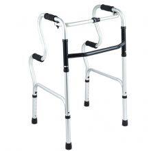 Rollator Walker Folding Lunge Walking Frame Lightweight Aluminium With Wheels thumbnail-1
