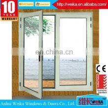 Aluminum Profile Decorated Iron Window Eurpoean-style Casement Window Swing Open Windows With Double Tempered Glass thumbnail-5