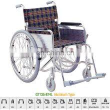 Greetmed New Design Economic Outdoor Light Mobile Disabled Foldable Wheelchair Rehabilitation Therapy Supplies ISO13485/CE Greetmed 10pcs thumbnail-5