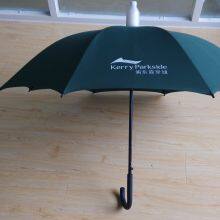 Advertising Umbrella Manufacturer With Straight Rod Automatic Umbrella, Curved Handle, Windproof Framework and High Cost Performance thumbnail-2