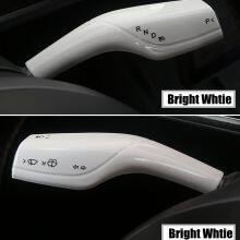 2X Gear Shift Cover ABS Plastic Carbon Fiber for Tesla Model 3 Model Y thumbnail-1