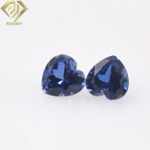 Wholesale Blue Sapphire Loose Dark Blue Colored Stone Synthetic Corundum Losse Gemstone thumbnail-2
