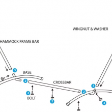 Outdoor Hanging Chair Hammock Adjustable Rope Steel Frame With Powder Coated Canvas and Cotton Fabric For Park Bedroom Use thumbnail-4