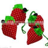 Good Quality Canvas Strawberry Drawstring Bag, Nylon String Shopping Bag thumbnail-1