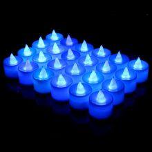 Bulk Flameless Tealight Candles, LED Warm Light Battery-Operated for Christmas & Weddings