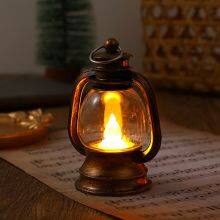 Wholesale Middle East LED Lanterns for Ramadan Eid Mubarak Decorative Plastic Iron Hanging Festival Lights