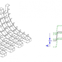 High Strength Tortoise Shell Metal Mesh Heat-Resistant Turtle Shell Net for Reactor Vessels Flue Gas Lines Custom Cutting thumbnail-2