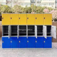 Armário de plástico ABS premium com sistema de ganchos para chaves - Armário de armazenamento de alta qualidade para instituições governamentais thumbnail-3