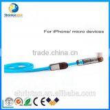 High Quality Colorful Remax 2 in 1 TPE Copper Core 2.1A USB Cable for Smartphone thumbnail-2