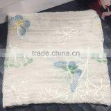 New Fall Spring Fashion Viscose Butterfly Embroidery Scarf thumbnail-2