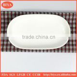 Custom oval and rectangular plate ceramic dish,fine dining plate,ceramic dinner plate