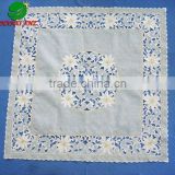 Table cloth with christmas flower embroidery