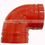Ductile Iron Astm A-395 Grade 65-45-15 Grooved Fittings