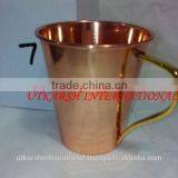 Bar wares/Beer copper mug/Bar drinkware/Beer mug/Beer drinking mug/Bar mug