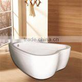 Red/ White Heart Shaped Bathtub With Manufactuer Price thumbnail-1