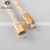 Hot Selling 2 in 1USB Cable For Samsung Mrice USB Cable 1m Wholesale For Iphone Data Cable thumbnail-4