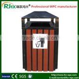 Recycled WPC material dustbin,garbage can/fancy garbage cans