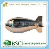 Small Bomb Shape Electroplating Ceramic Coin Bank thumbnail-4