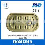 311# Easy Open Lid/Easy Open End/Tinplate EOE/ Can Lid/ Sardines Square Can Cover Quality Choice