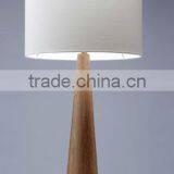 Teak Sweden Table Lamp, Simple Wood Table Lamp, Vintage Wood Base Table Lamp thumbnail-1