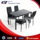 Clear Glass Dining Table and Chairs thumbnail-2