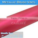 CARLIKE Metallic Brushed Rose Chrome Car Whole Body Wrap Vinyl Sticker thumbnail-3