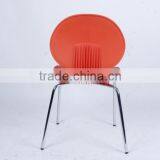 Factory Wholesale Stacking Fast Food Plastic Dining Chairs 1018 thumbnail-4