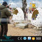 High Quality Life-size Fiberglass Dinosaur Egg thumbnail-5