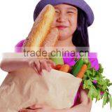 Envoirnmental Holding Kraft Paper Bag With Logo Print for Food Packing Promotional Shopping thumbnail-6