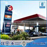 High Quality Pole Standing LED Gas Price Screen Double Side Aluminum Pylon Sign for Gas Station thumbnail-1