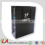Black Color OEM design Customized Paper Bag
