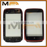 3.7" touch screen panel kits for phone 610 TOUCH red