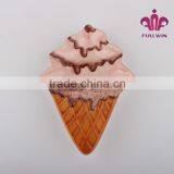 Custom Ceramic Plates Ice Cream Cone Dish