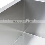 Zero Radius Handmade Stainless Steel Sink 32" x 19" x 10" Double Bowls (cUPC Approved,very Competitive Price!) thumbnail-4