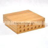 Bamboo Wooden Coffee Mug Tea Bag Boxes