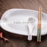 Different size customize color ceramic glass&plate for gathering party