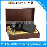 Genuine Leather Belts and Wallet for Men Gift With Logos thumbnail-1