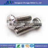 m4 Stainless Steel Slot Drive Knurled Thumb Screw, Straight Knurling Captive Screws thumbnail-4
