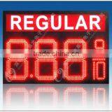 LED Gas station price display with IP65 waterproof cabinet for outdoor
