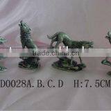 Pewter Wolf in Home Decoration, Cute Bear Crafts